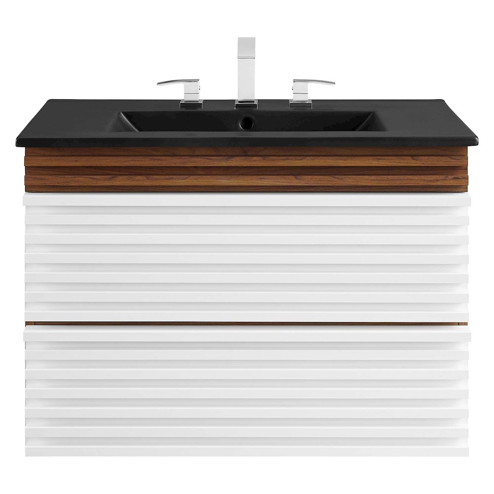 Render 30" Wall-Mount Bathroom Vanity. Picture 4