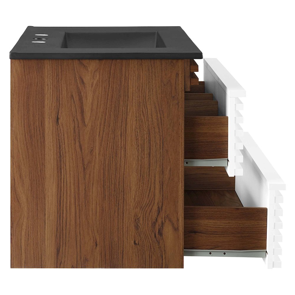 Render 30" Wall-Mount Bathroom Vanity. Picture 5