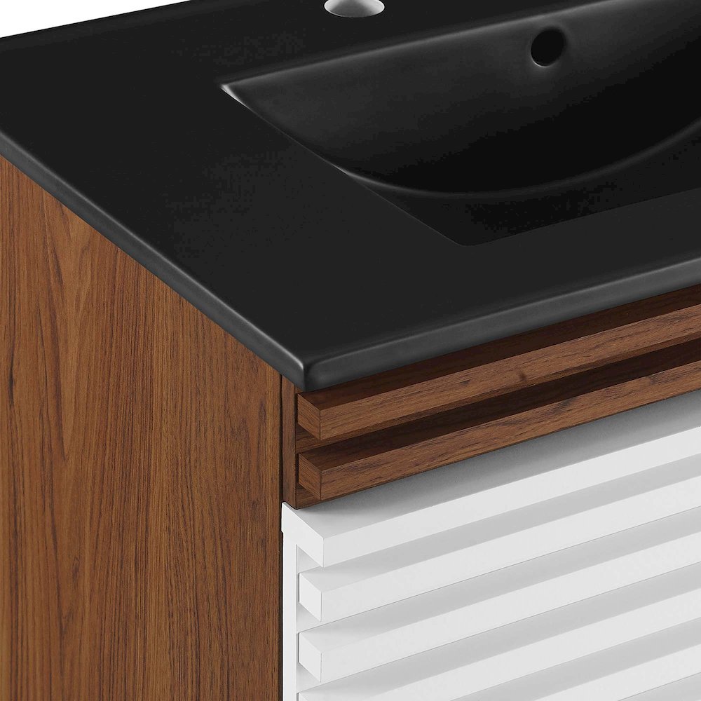 Render 30" Wall-Mount Bathroom Vanity. Picture 7