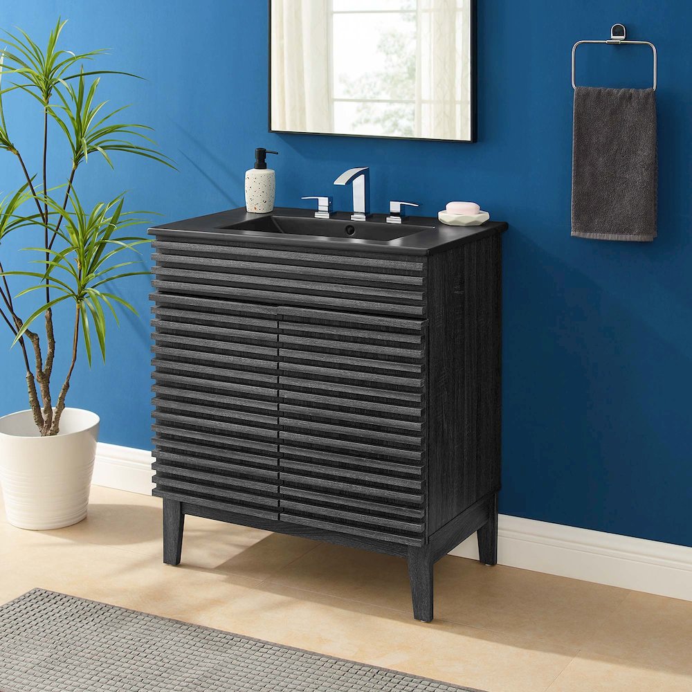 Render 30" Bathroom Vanity. Picture 8