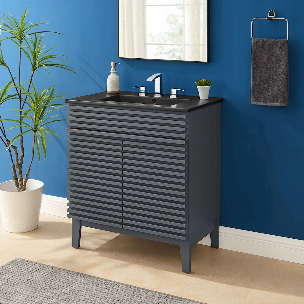 Render 30" Bathroom Vanity. Picture 8
