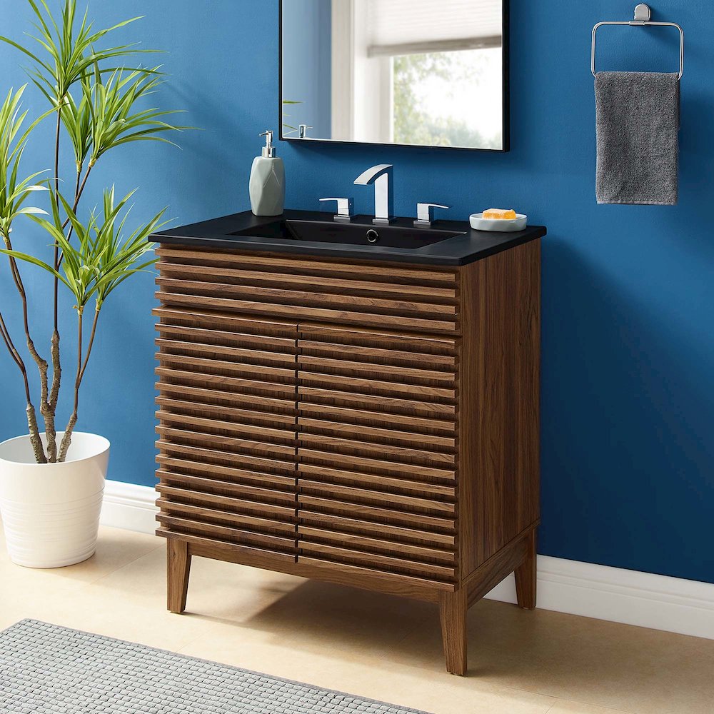 Render 30" Bathroom Vanity. Picture 8