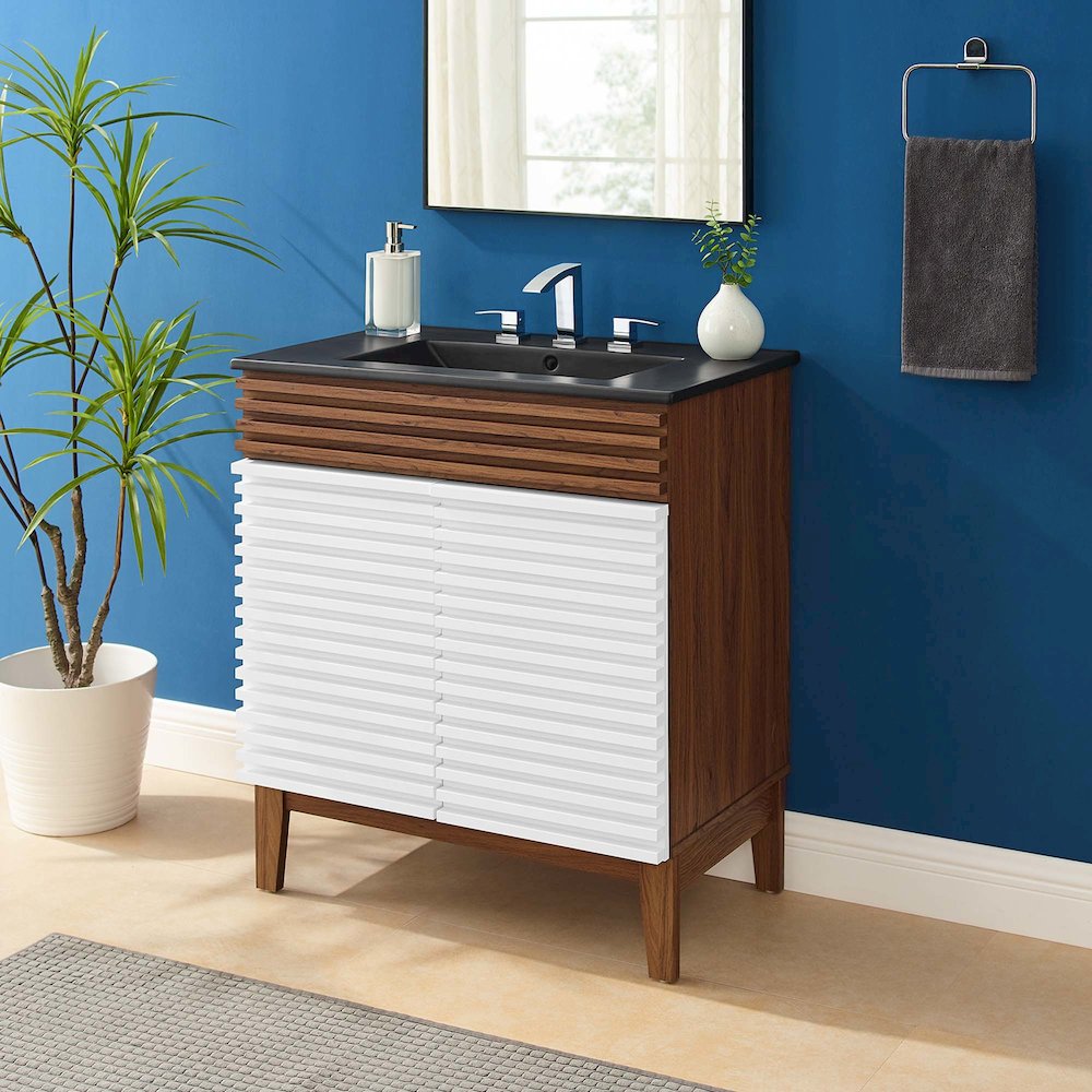 Render 30" Bathroom Vanity. Picture 8