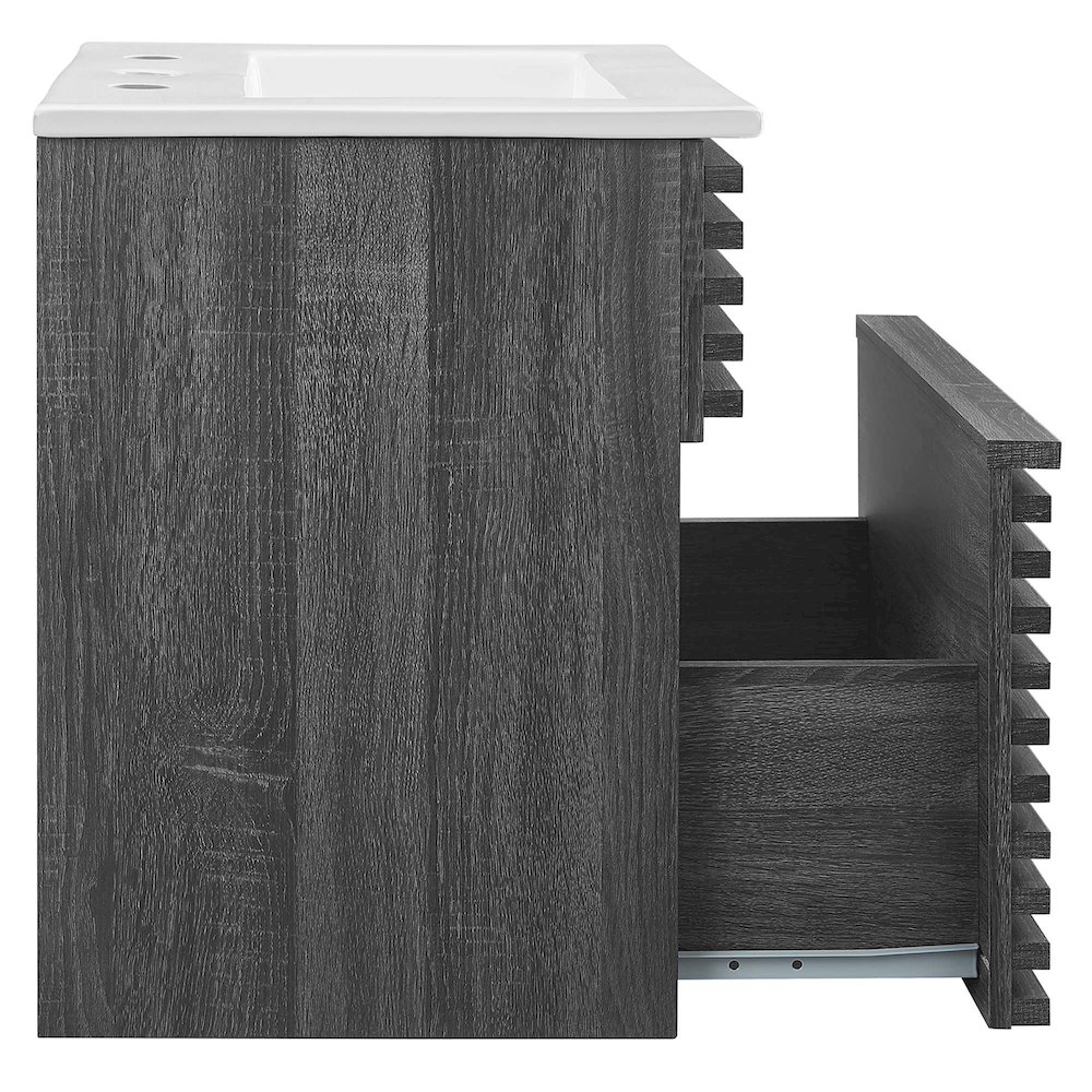 Render 18" Wall-Mount Bathroom Vanity. Picture 3