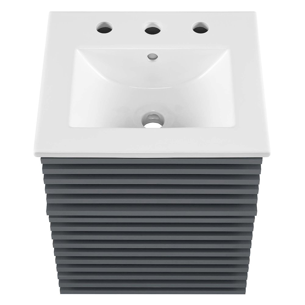 Render 18" Wall-Mount Bathroom Vanity. Picture 6