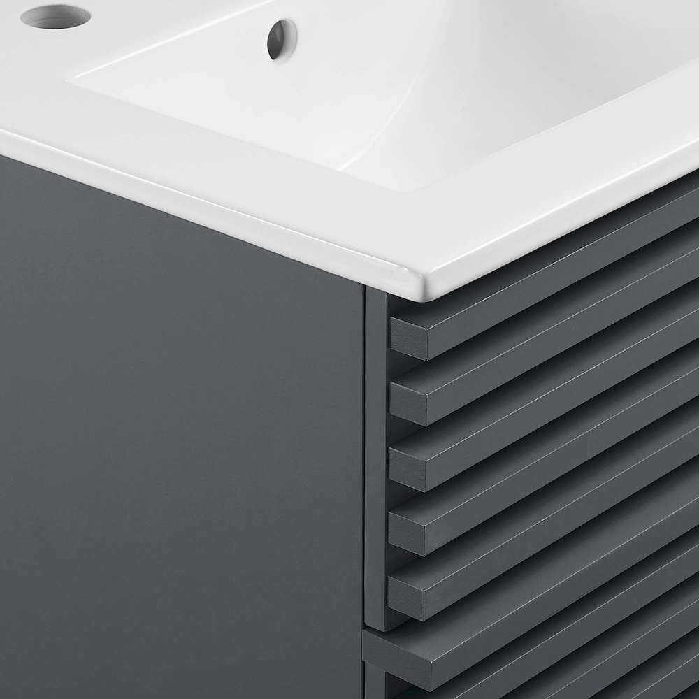 Render 18" Wall-Mount Bathroom Vanity. Picture 7