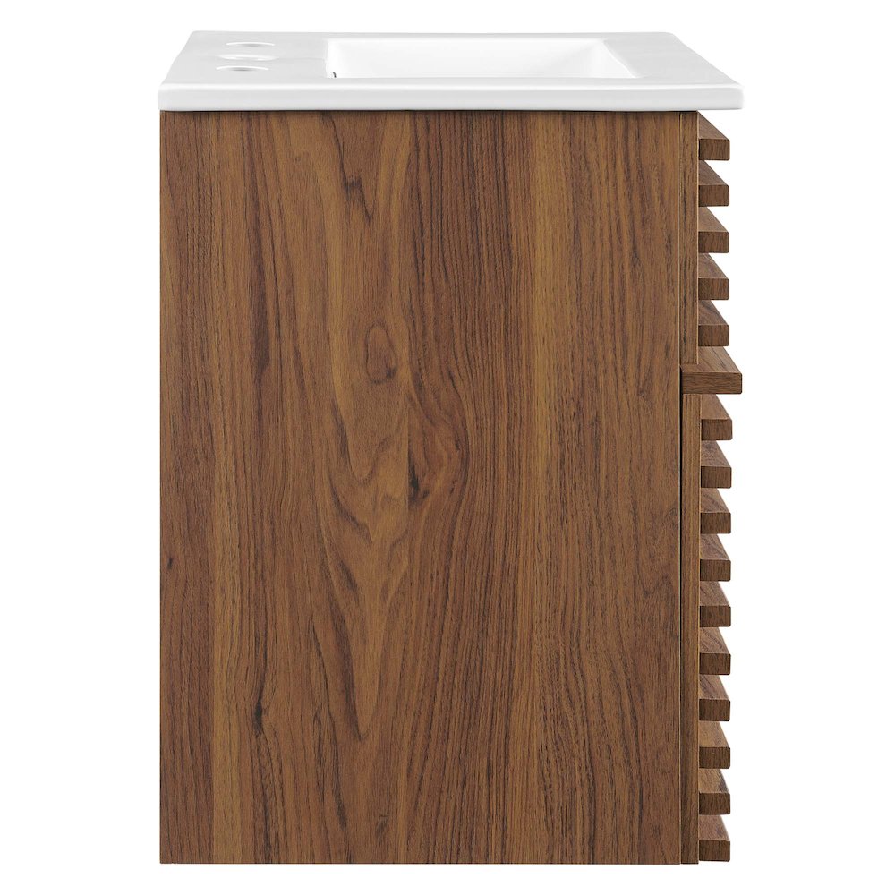 Render 18" Wall-Mount Bathroom Vanity. Picture 5