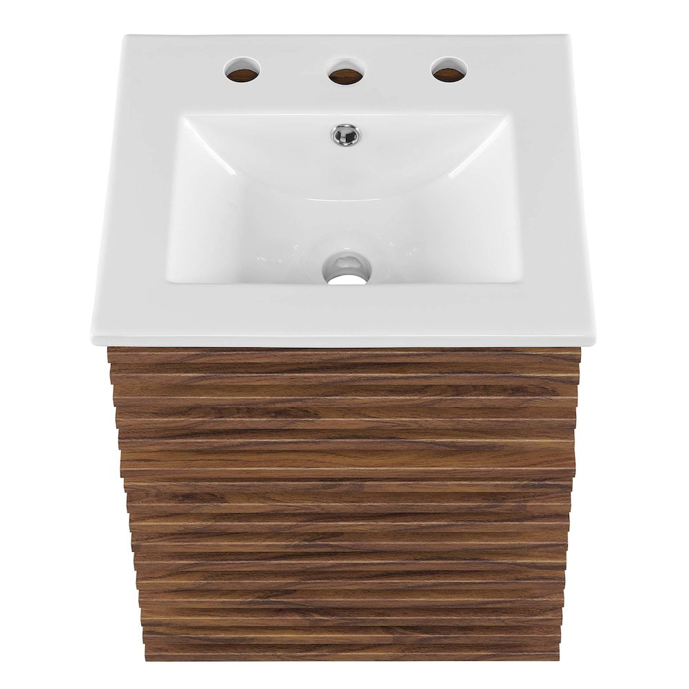 Render 18" Wall-Mount Bathroom Vanity. Picture 6