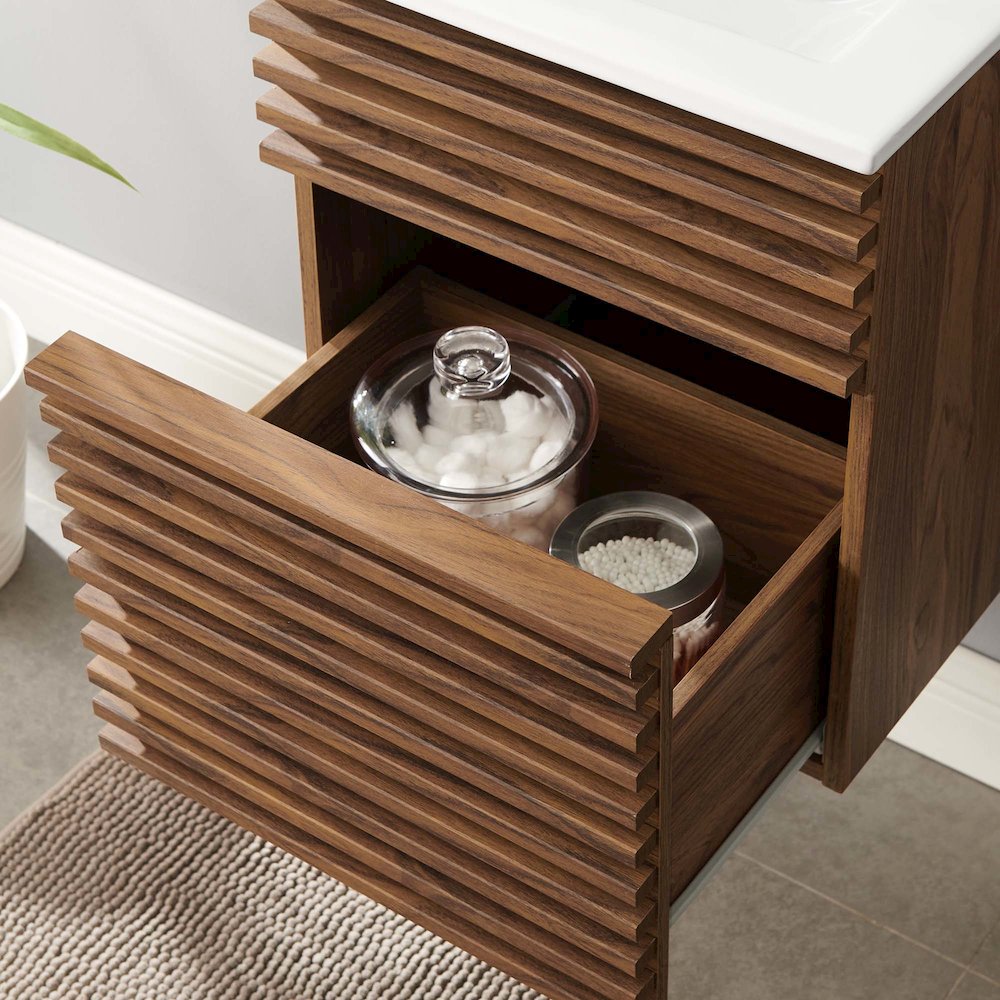 Render 18" Wall-Mount Bathroom Vanity. Picture 10