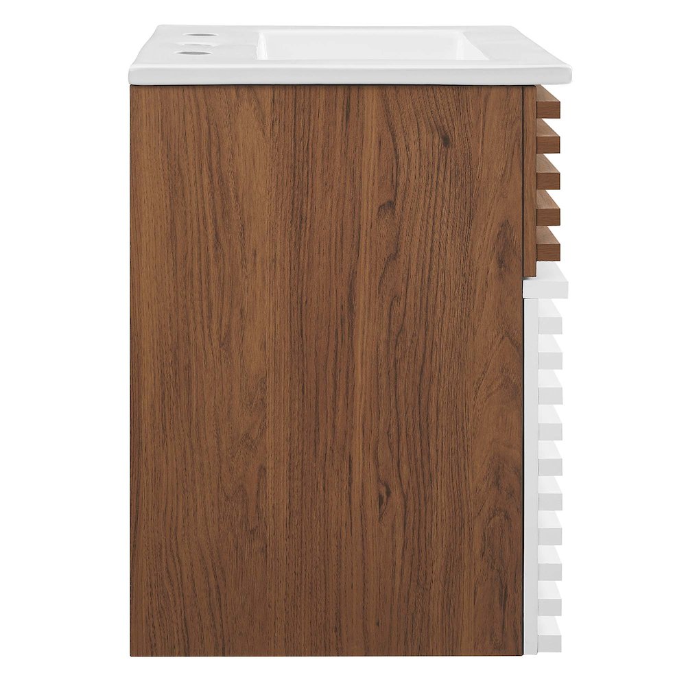 Render 18" Wall-Mount Bathroom Vanity. Picture 5