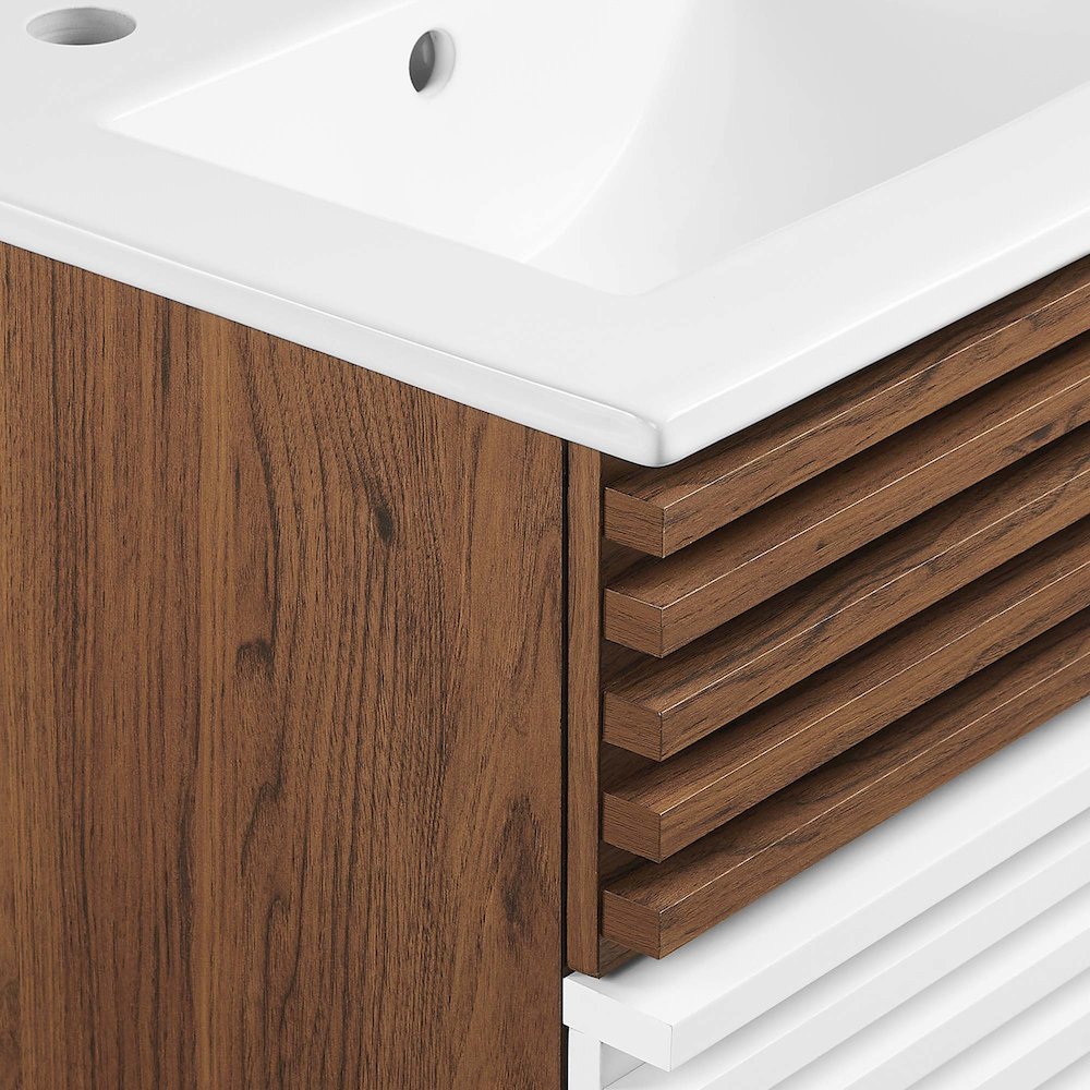 Render 18" Wall-Mount Bathroom Vanity. Picture 7