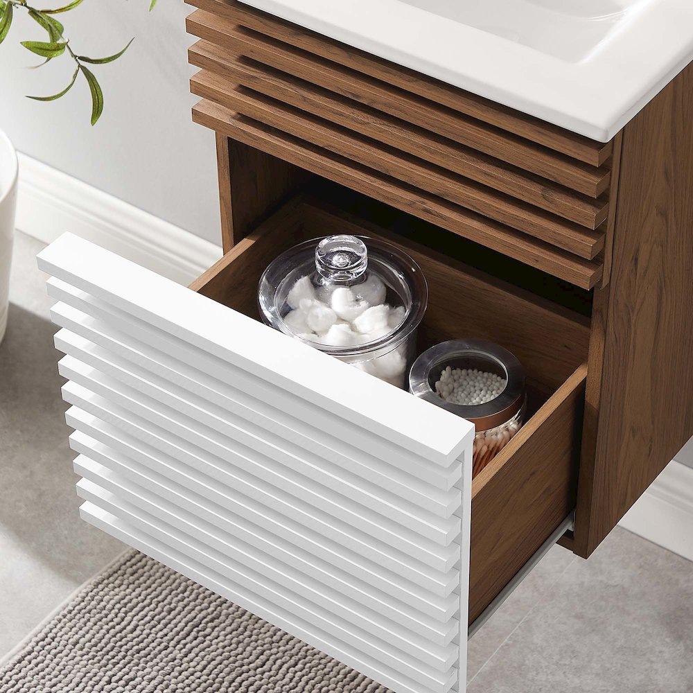 Render 18" Wall-Mount Bathroom Vanity. Picture 9