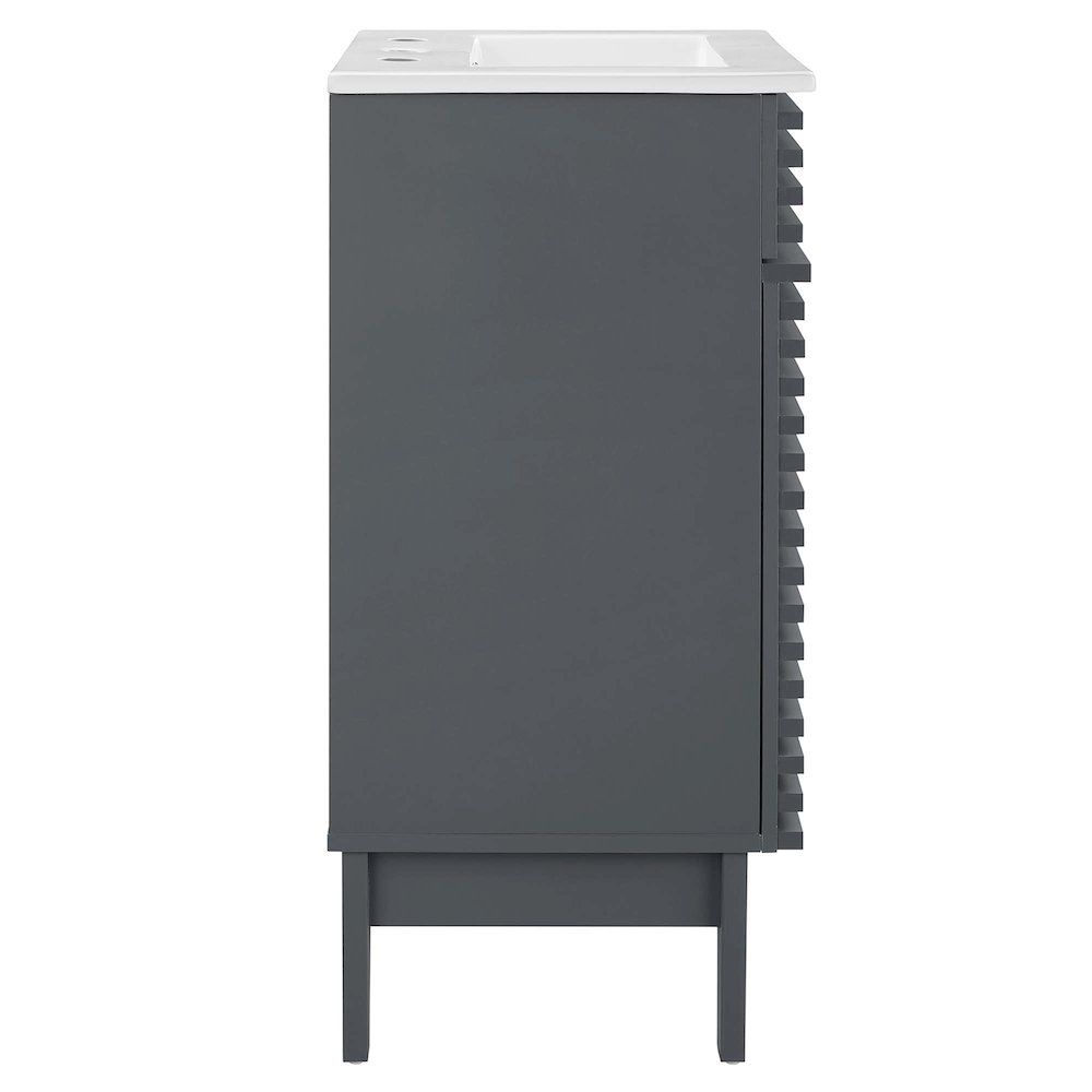 Render 18" Bathroom Vanity Cabinet. Picture 3