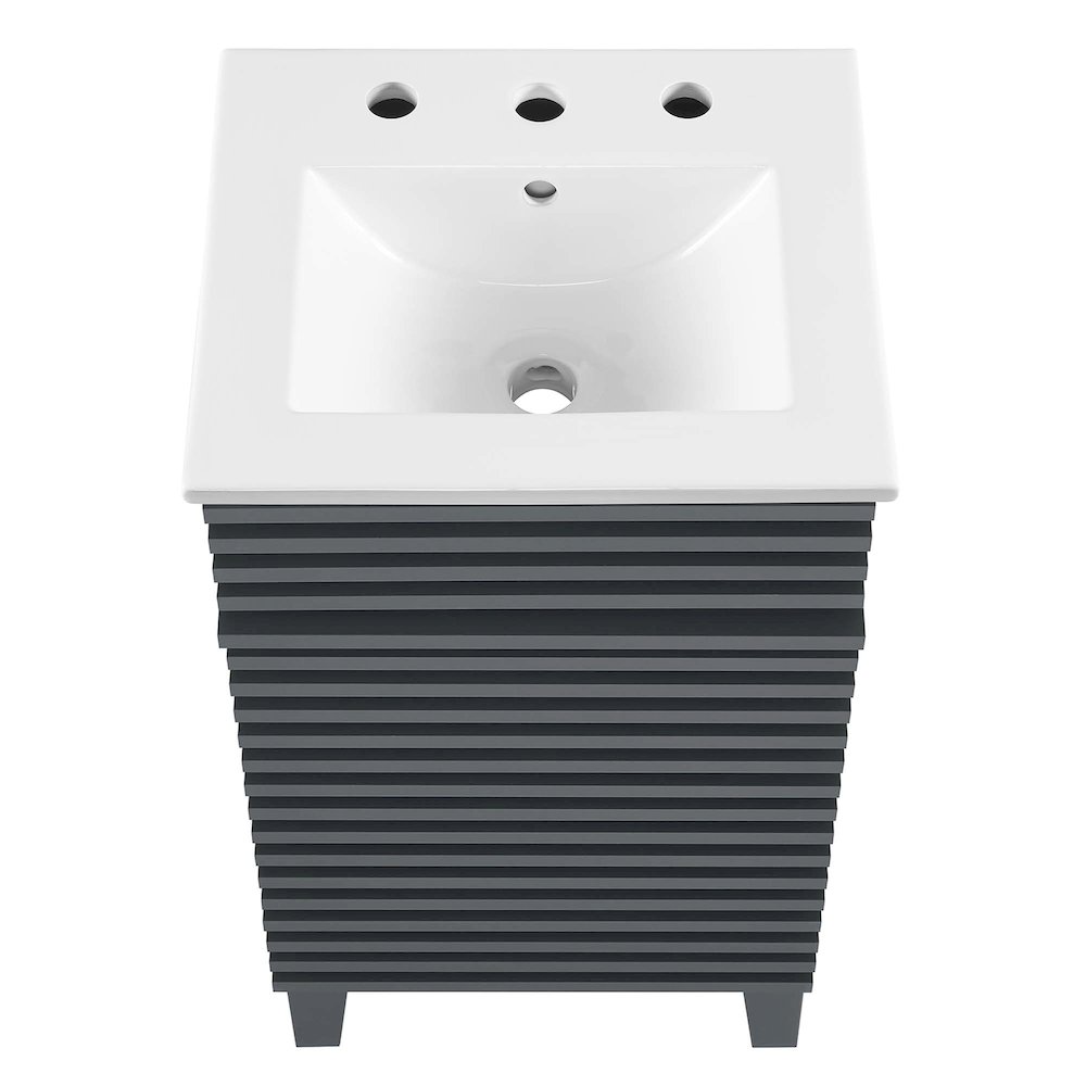 Render 18" Bathroom Vanity Cabinet. Picture 6