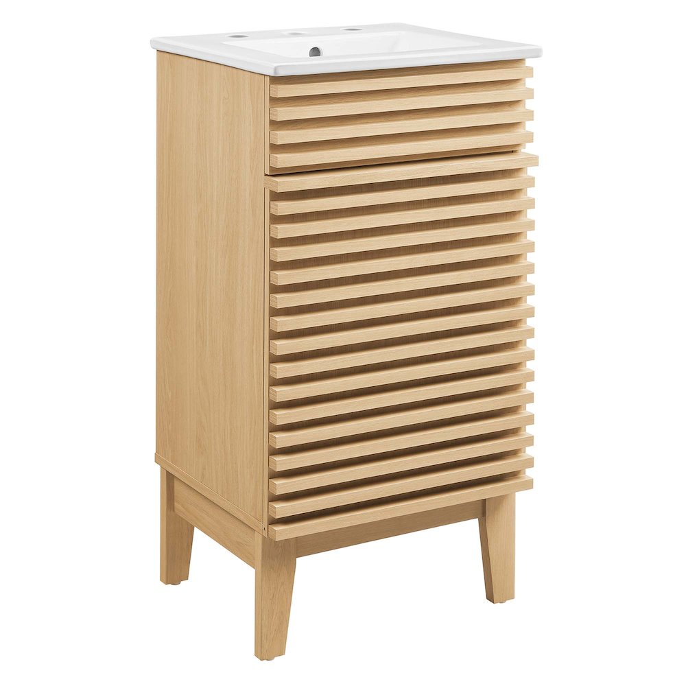 Render 18" Bathroom Vanity Cabinet. Picture 1