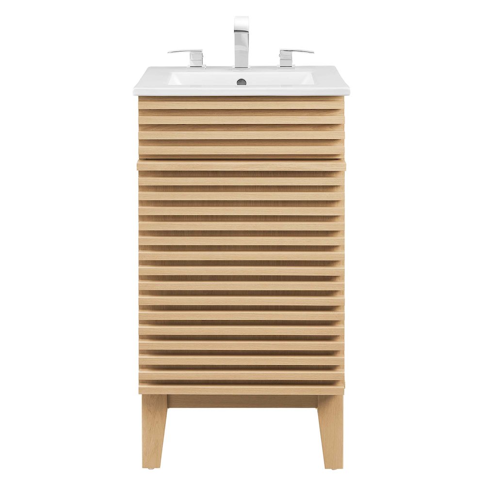 Render 18" Bathroom Vanity Cabinet. Picture 7