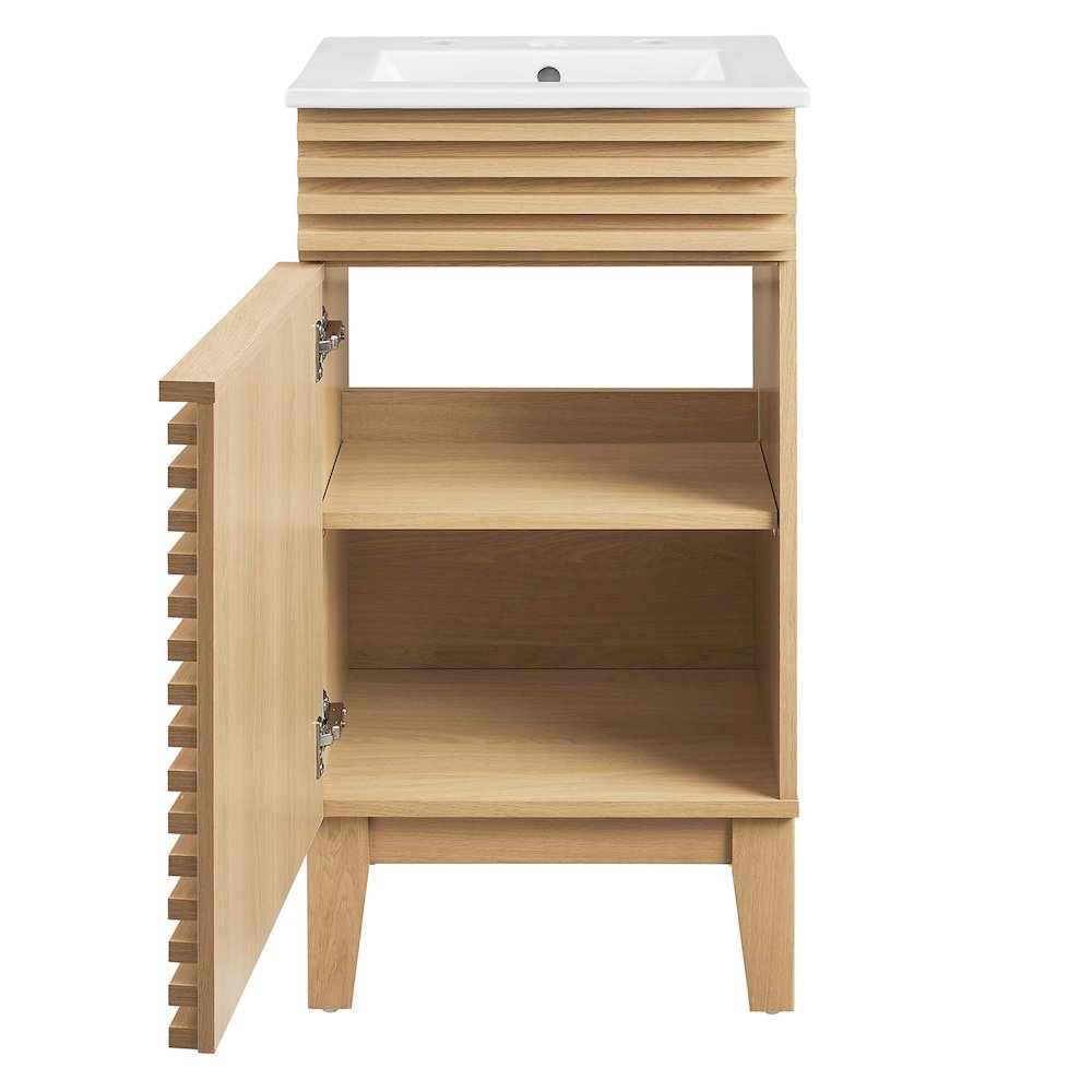 Render 18" Bathroom Vanity Cabinet. Picture 5