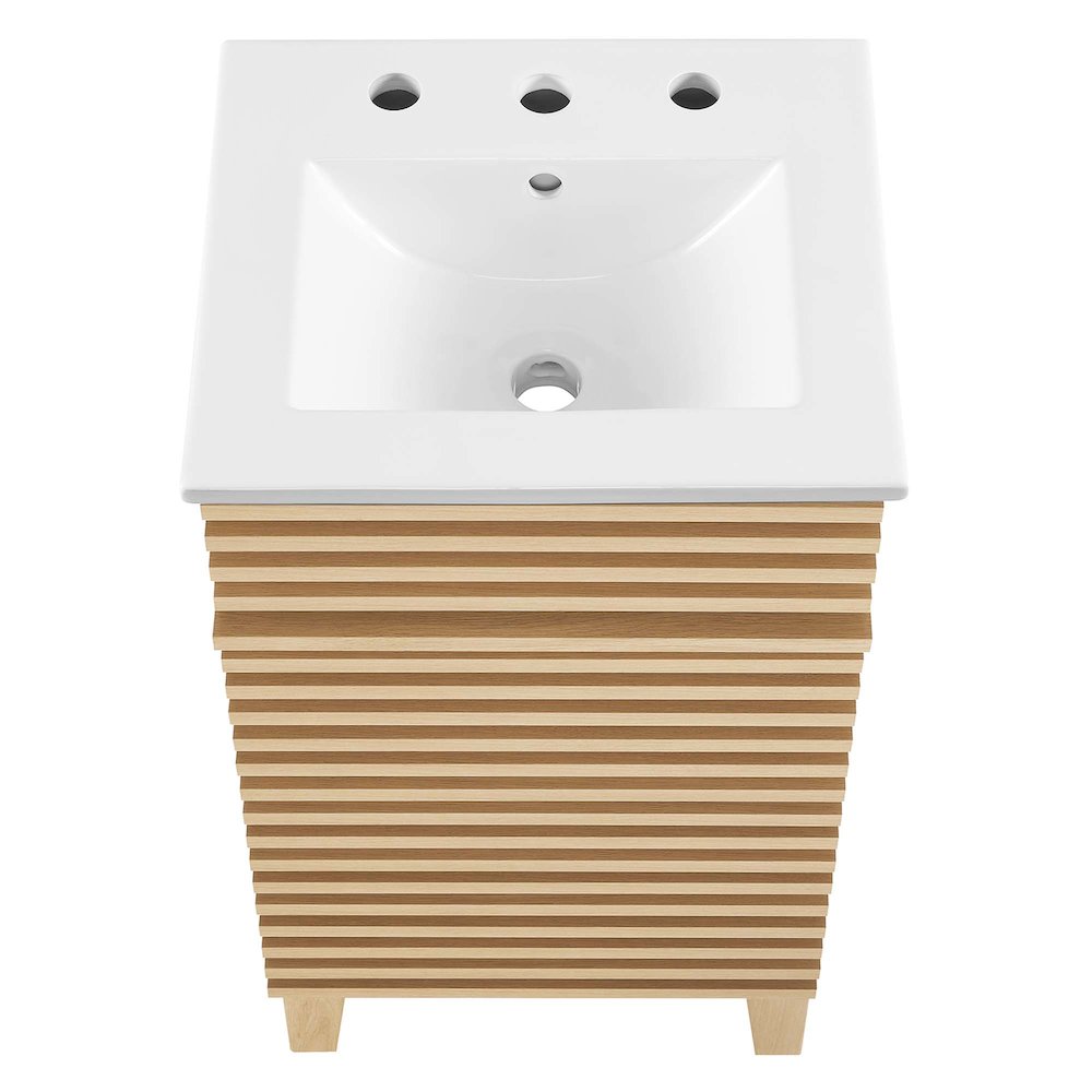 Render 18" Bathroom Vanity Cabinet. Picture 4