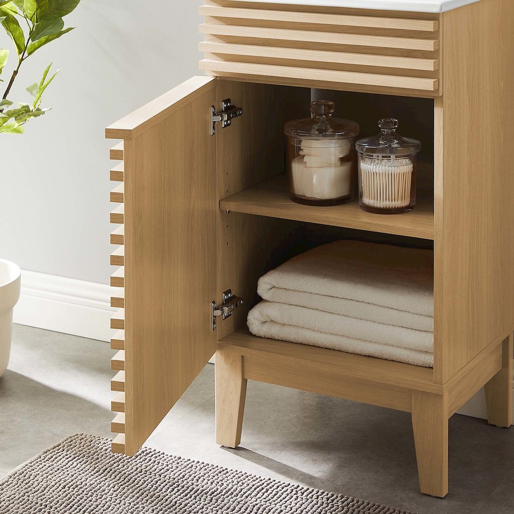 Render 18" Bathroom Vanity Cabinet. Picture 9