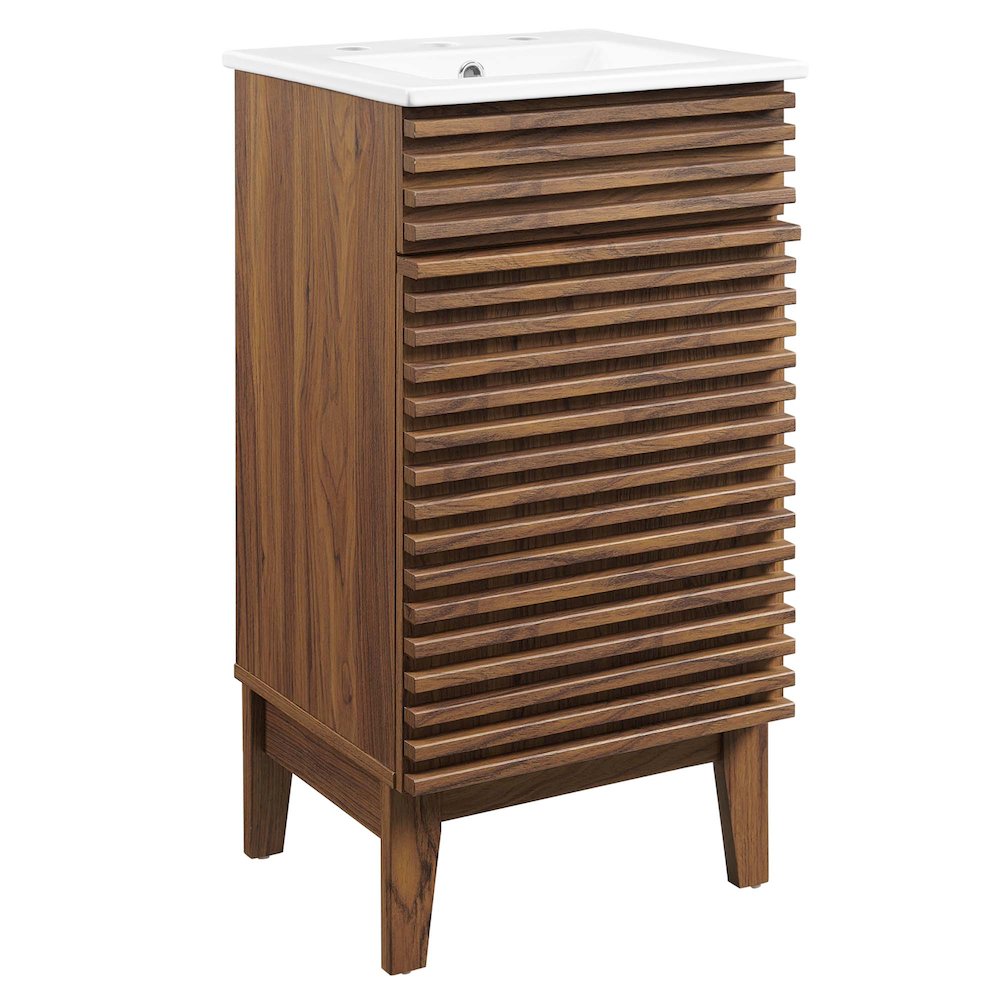 Render 18" Bathroom Vanity Cabinet. Picture 1