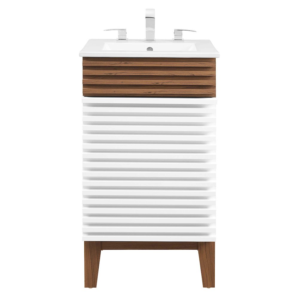 Render 18" Bathroom Vanity Cabinet. Picture 4