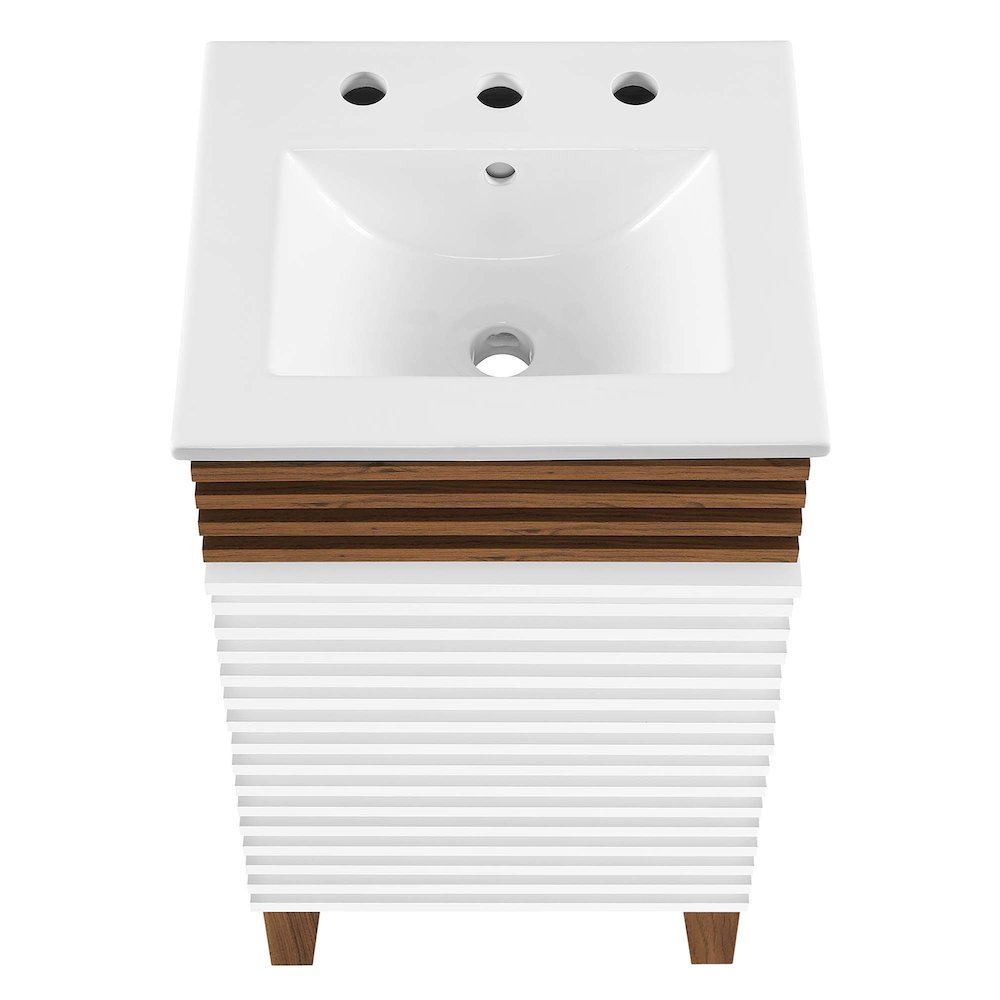 Render 18" Bathroom Vanity Cabinet. Picture 6