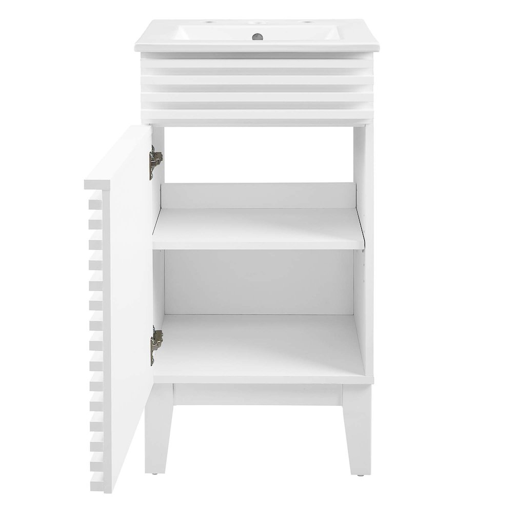 Render 18" Bathroom Vanity Cabinet. Picture 5