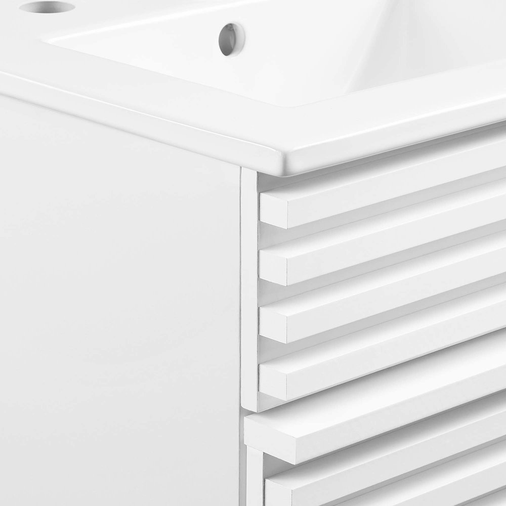 Render 18" Bathroom Vanity Cabinet. Picture 7