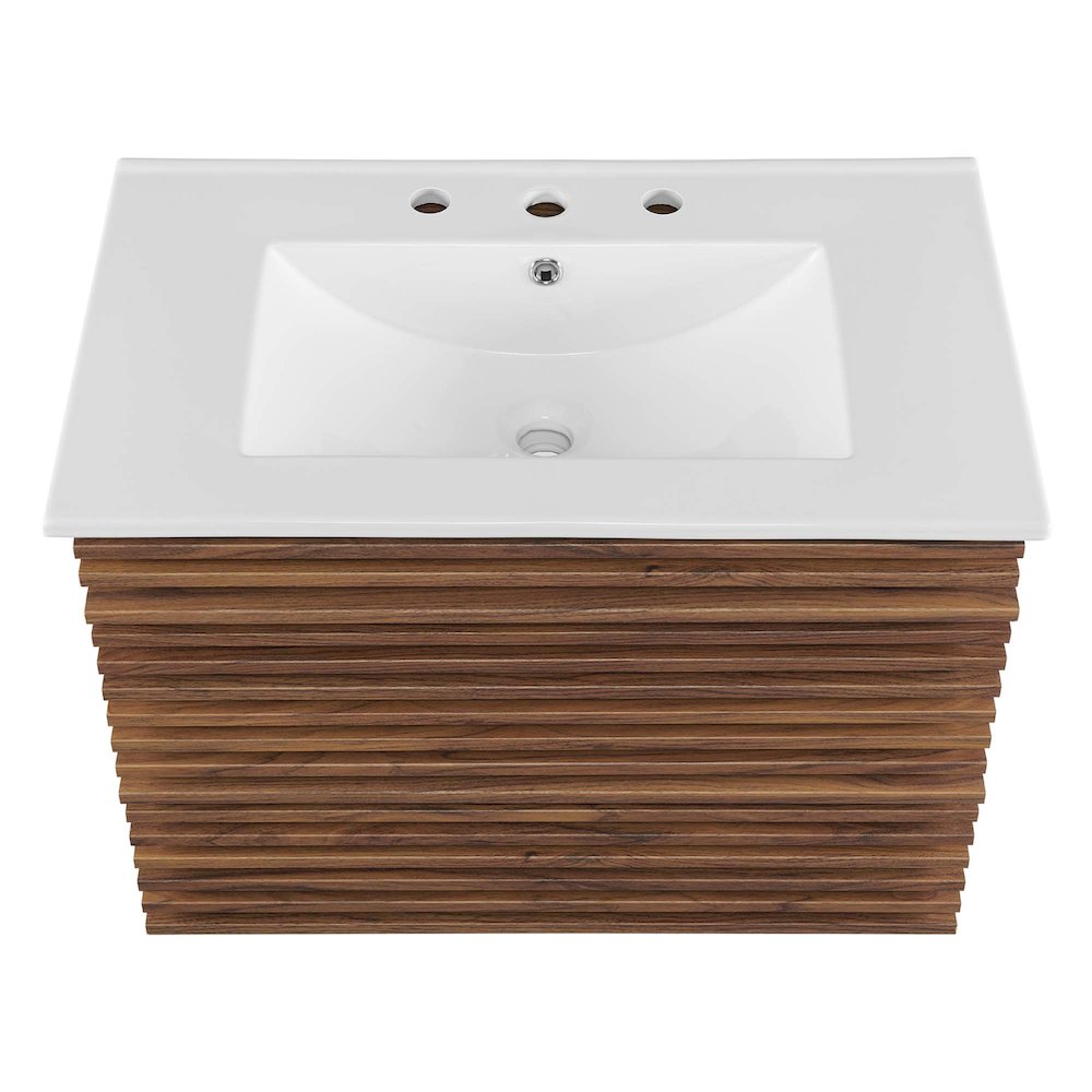 Render 30" Wall-Mount Bathroom Vanity. Picture 4