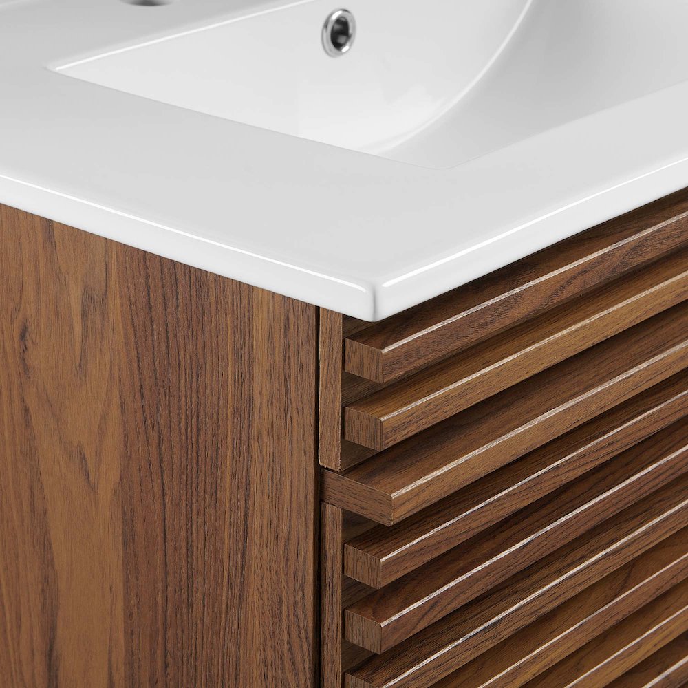 Render 30" Wall-Mount Bathroom Vanity. Picture 6