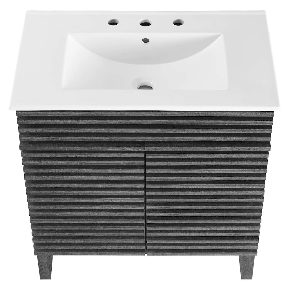 Render 30" Bathroom Vanity Cabinet. Picture 6