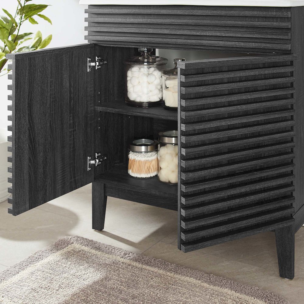 Render 30" Bathroom Vanity Cabinet. Picture 9