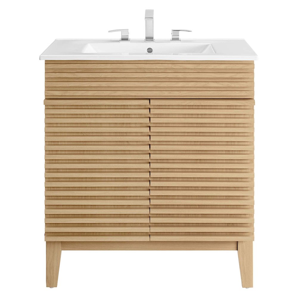 Render 30" Bathroom Vanity Cabinet. Picture 4