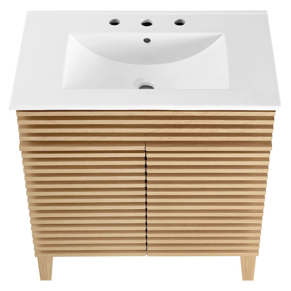 Render 30" Bathroom Vanity Cabinet. Picture 6