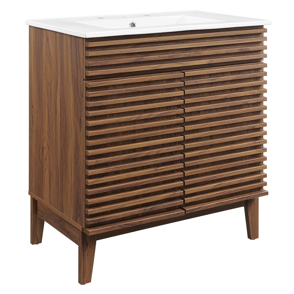 Render 30" Bathroom Vanity Cabinet. Picture 1