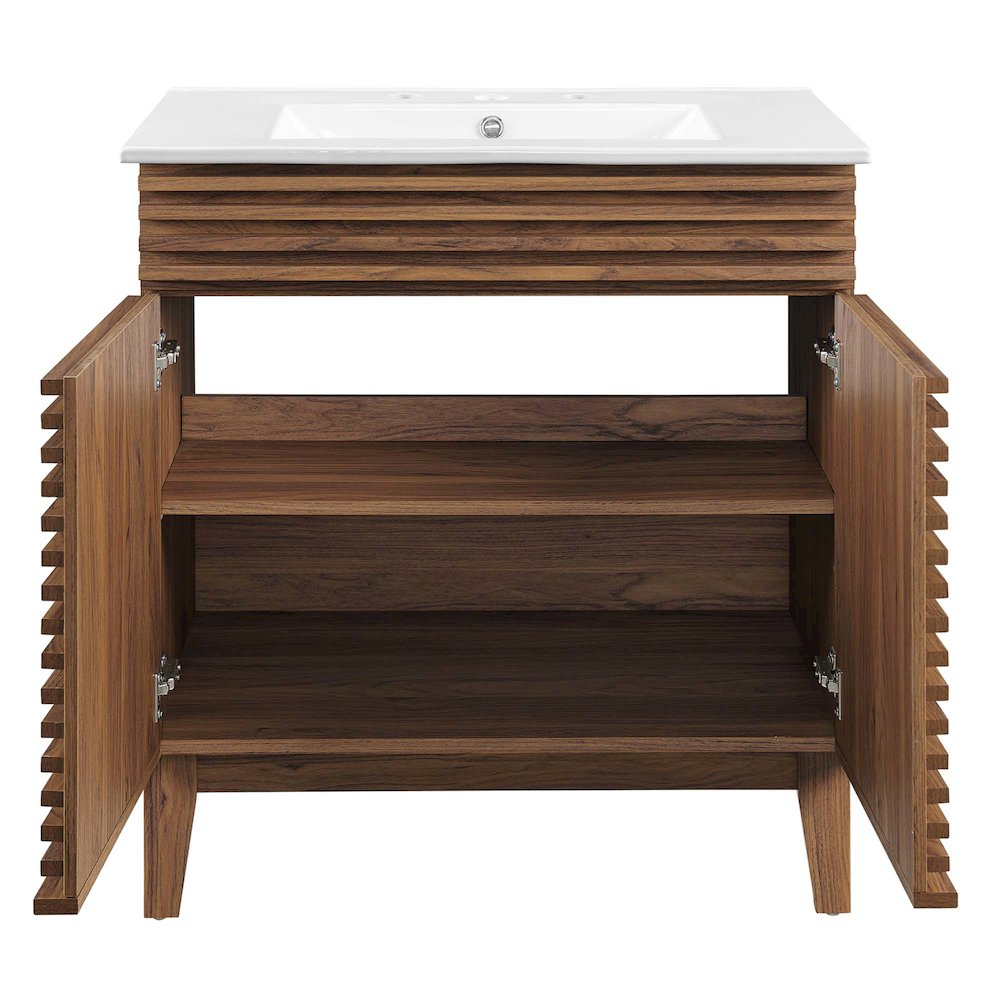Render 30" Bathroom Vanity Cabinet. Picture 4