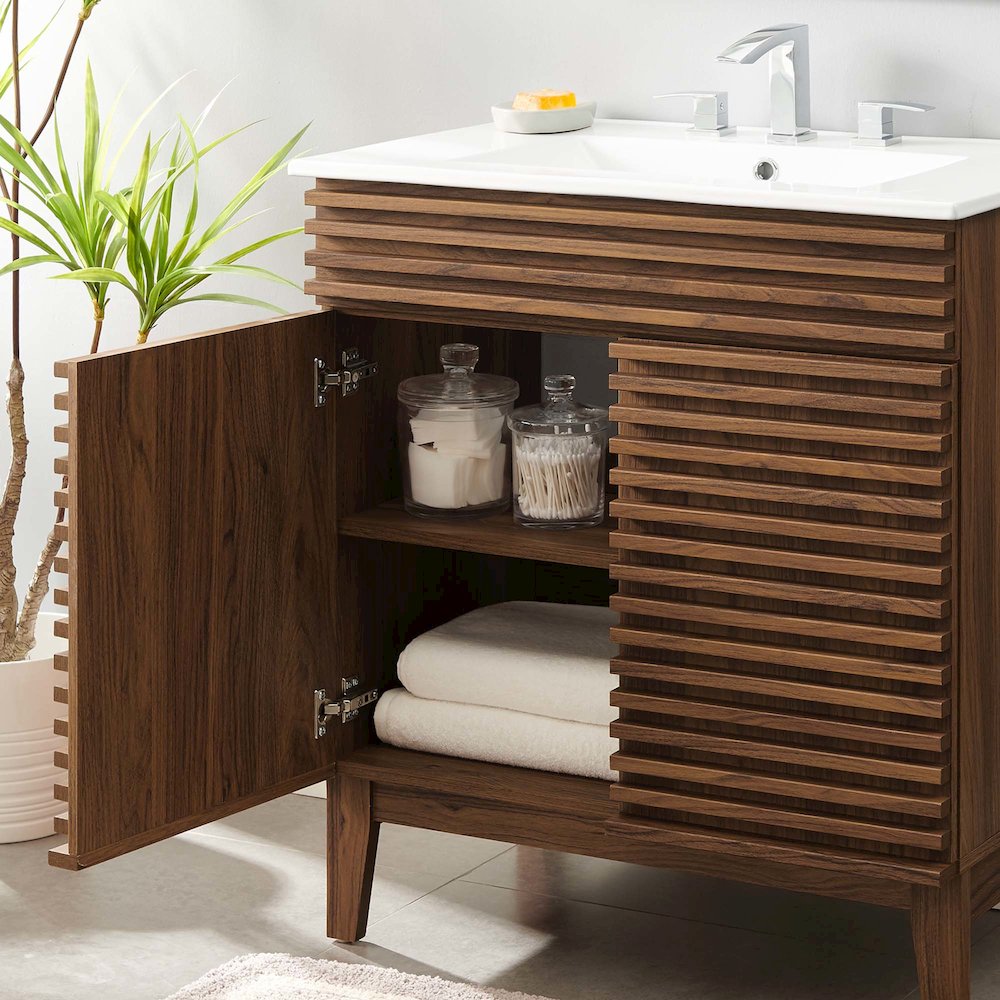 Render 30" Bathroom Vanity Cabinet. Picture 10