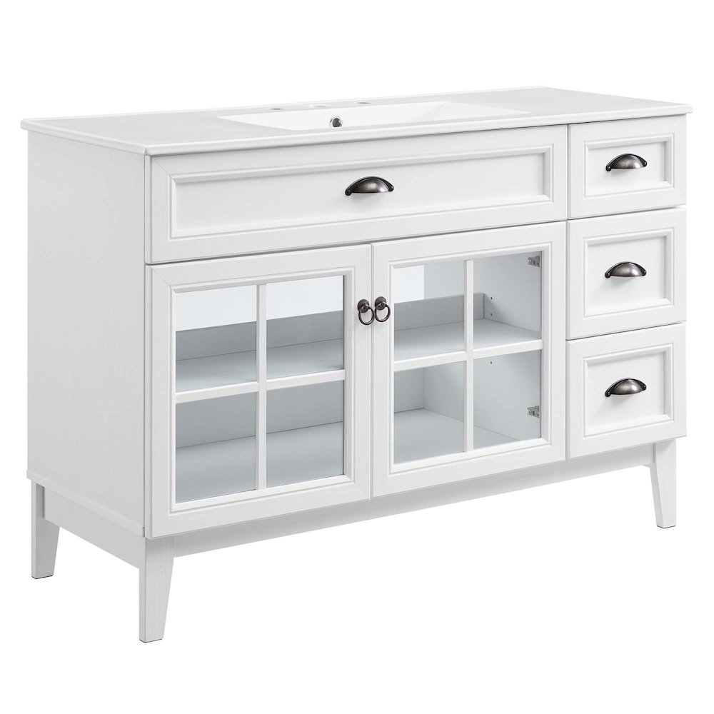 Isle 48" Bathroom Vanity Cabinet. Picture 1