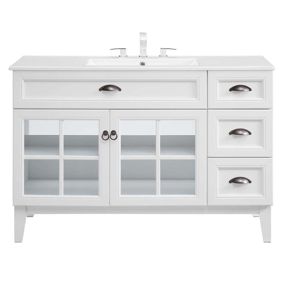 Isle 48" Bathroom Vanity Cabinet. Picture 7