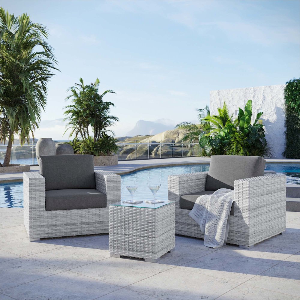 Convene 3-Piece Outdoor Patio Set. Picture 8