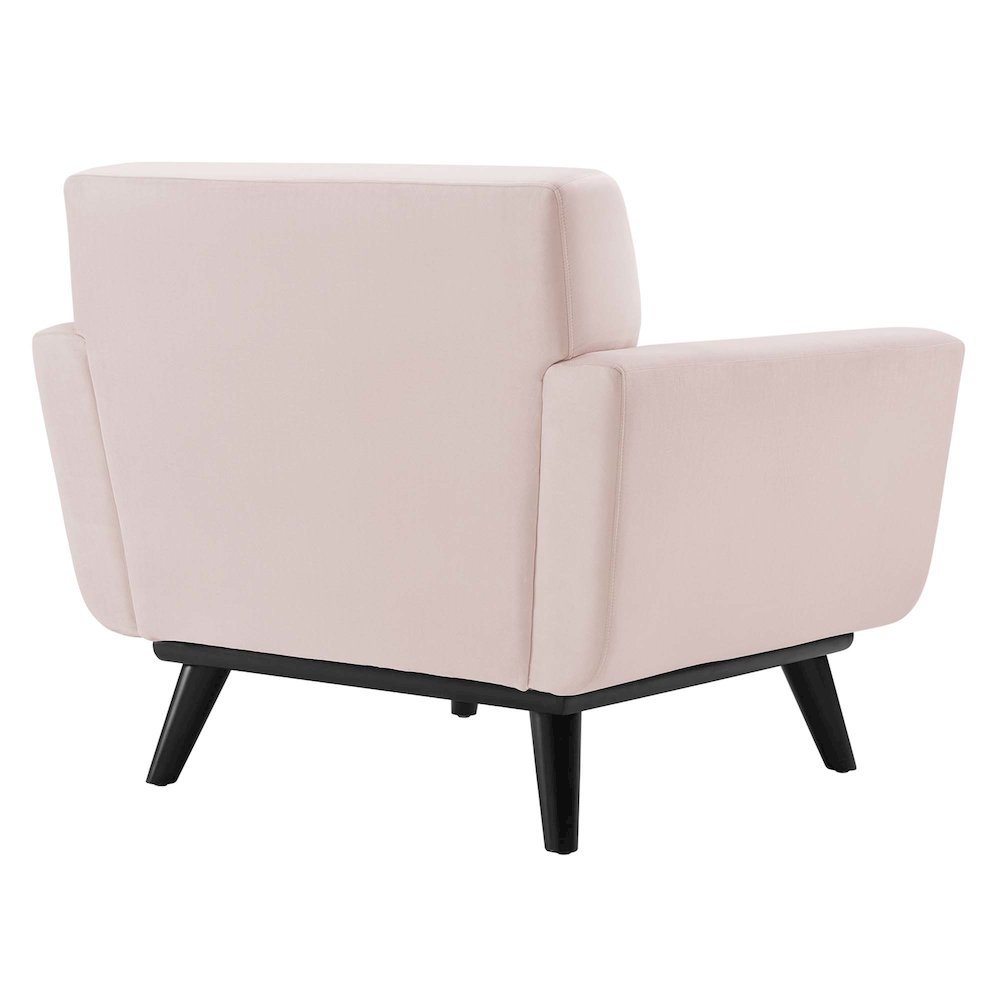 Engage Channel Tufted Performance Velvet Armchair. Picture 3