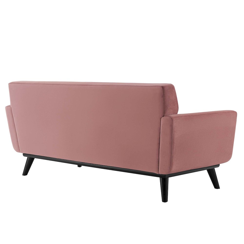 Engage Channel Tufted Performance Velvet Loveseat. Picture 3