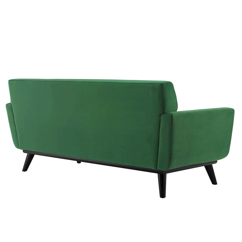 Engage Channel Tufted Performance Velvet Loveseat. Picture 3