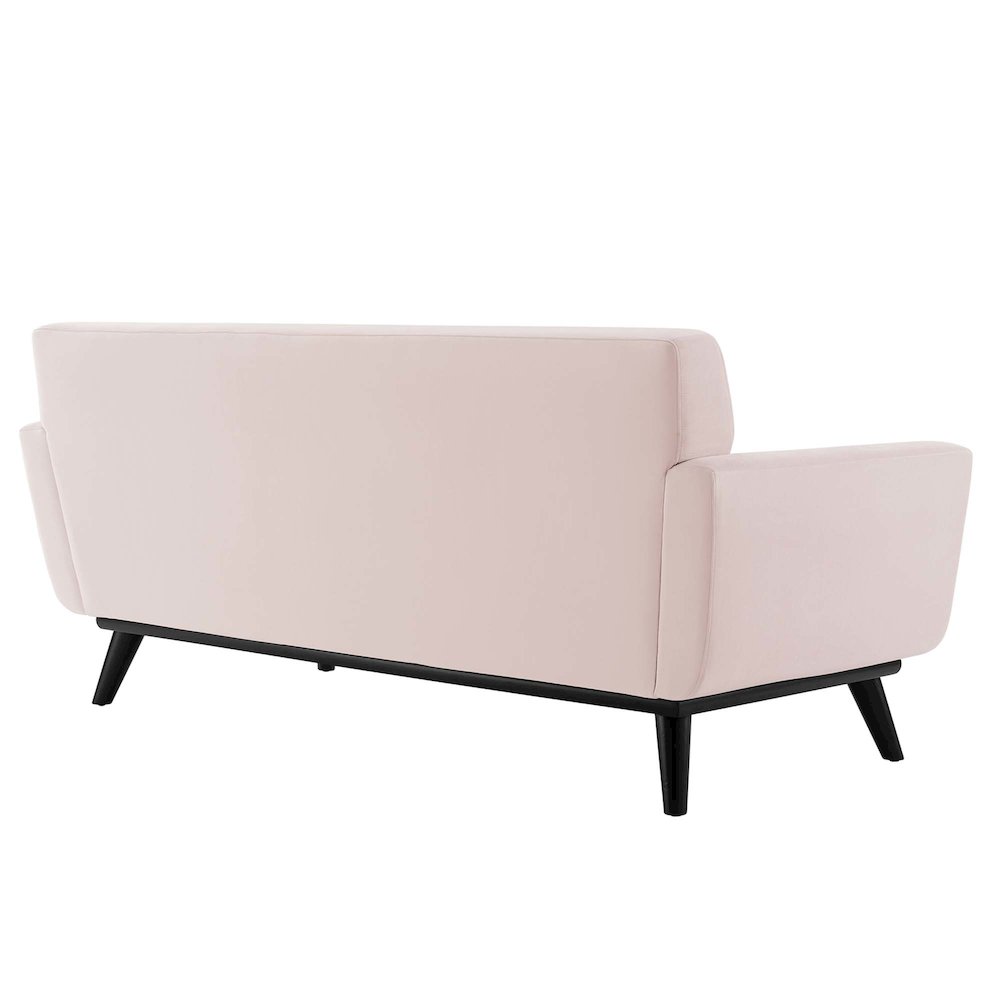 Engage Channel Tufted Performance Velvet Loveseat. Picture 3