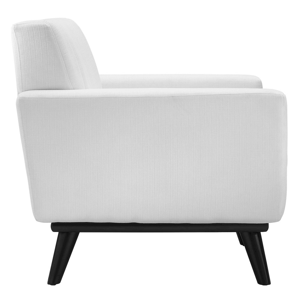 Engage Channel Tufted Fabric Armchair. Picture 4