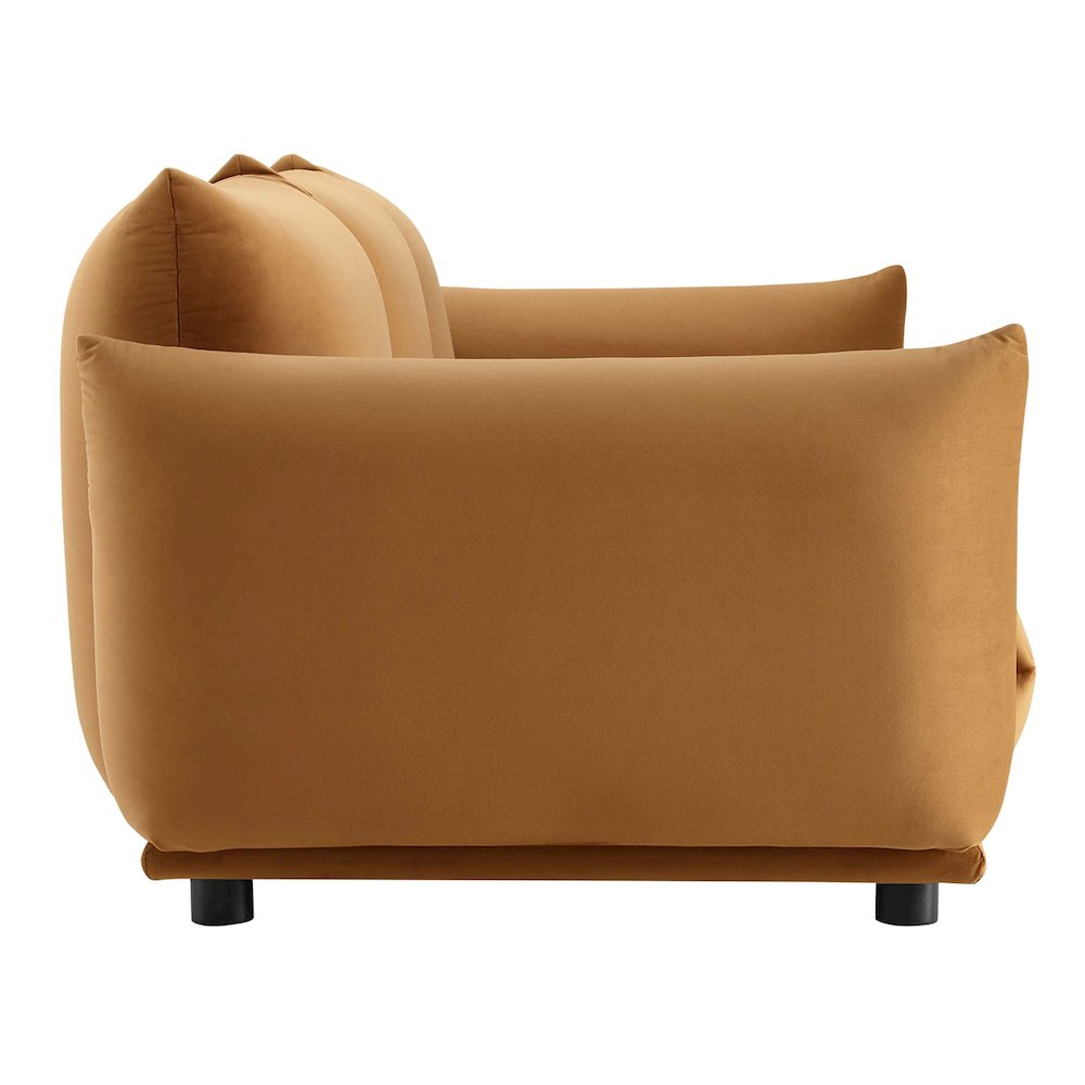 Copious Performance Velvet Sofa. Picture 2