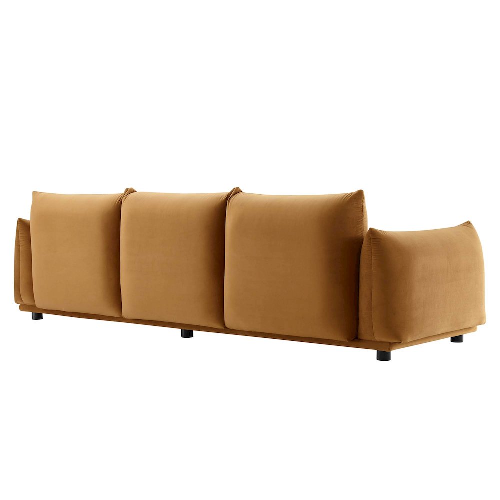 Copious Performance Velvet Sofa. Picture 3