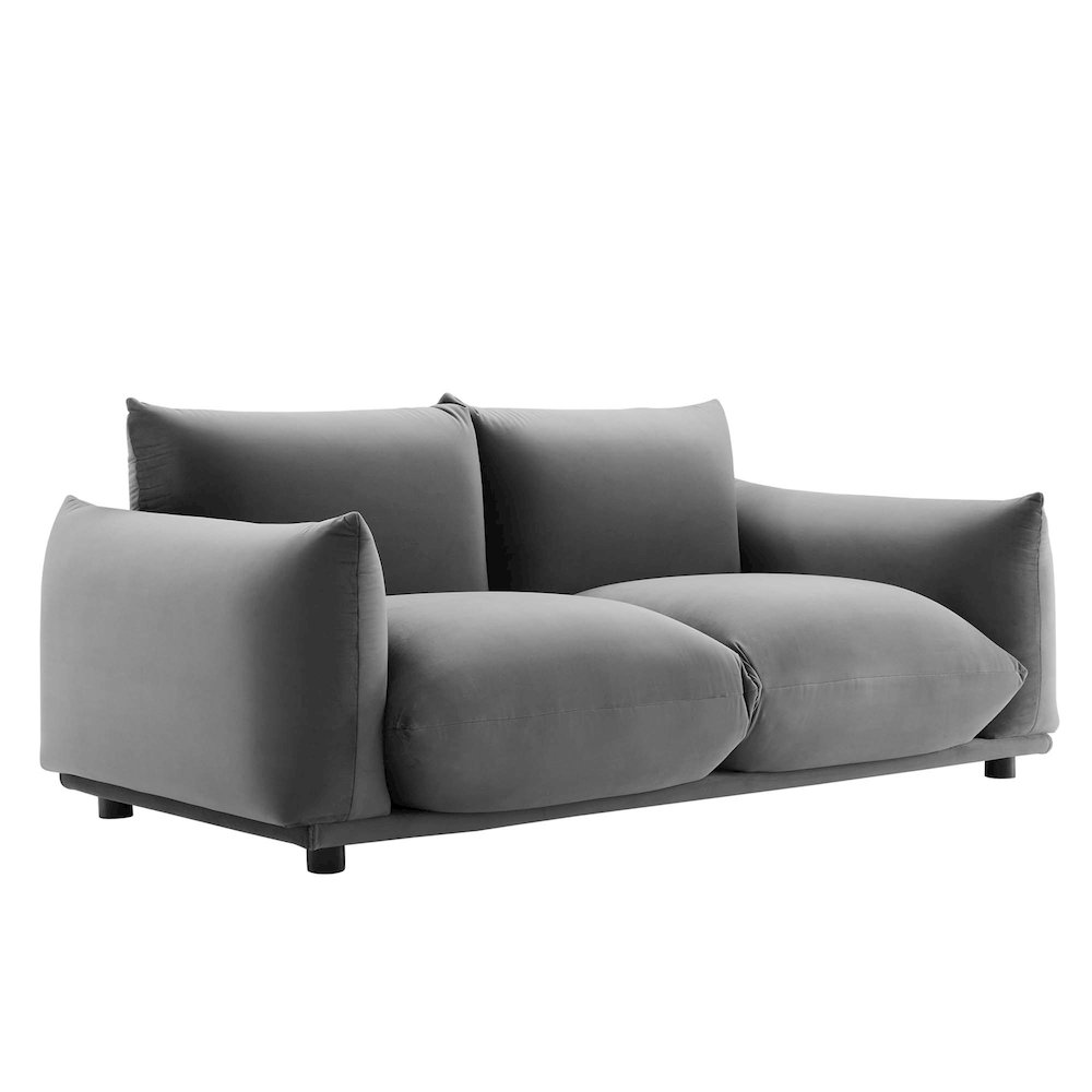 Copious Performance Velvet Loveseat. Picture 1