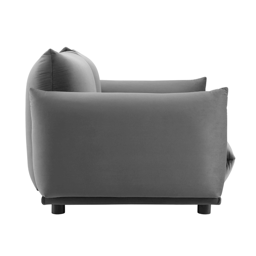 Copious Performance Velvet Loveseat. Picture 2