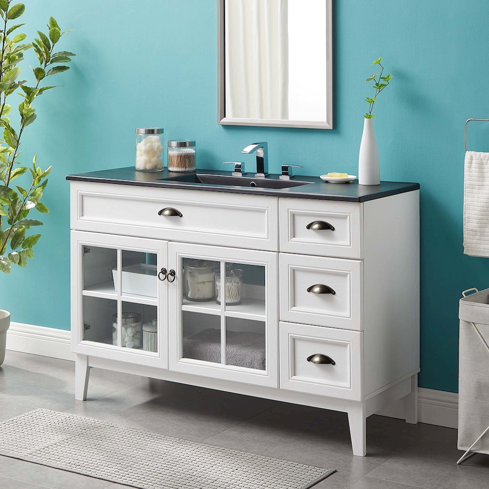 Isle 48" Bathroom Vanity Cabinet. Picture 11
